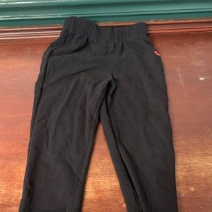 Size 5 boys black Reebok sweatpants